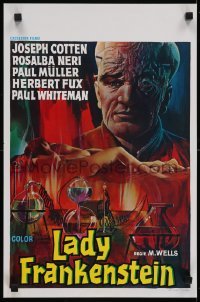 3t231 LADY FRANKENSTEIN Belgian 1974 La figlia di Frankenstein, sexy Italian horror!
