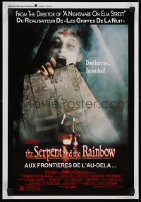 3t246 SERPENT & THE RAINBOW Belgian 1988 directed by Wes Craven, don't bury me, I'm not dead!