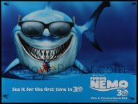 3t290 FINDING NEMO advance DS British quad R2013 Disney & Pixar animated fish movie, image of Bruce!
