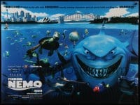 3t291 FINDING NEMO DS British quad 2003 best Disney & Pixar animated fish movie!
