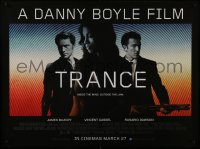 3t338 TRANCE advance DS British quad 2013 Danny Boyle directed, James McAvoy, cool image!