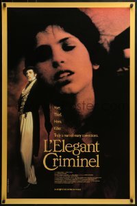 3t026 ELEGANT CRIMINAL Canadian 1sh 1990 Francis Girod's Lacenaire, top cast, completely different!