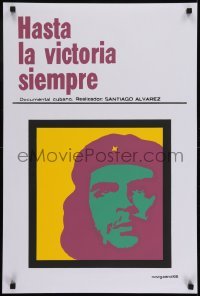 3t180 HASTA LA VICTORIA SIEMPRE silkscreen Cuban R1990s cool artwork of Che Guevara by Rostgaard!