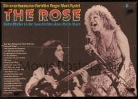 3t003 ROSE East German 16x23 1981 different Bette Midler, unofficial Joplin biography!