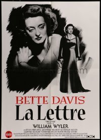 3t111 LETTER French 20x28 R1990s fascinating & dangerous Bette Davis close up & full-length!