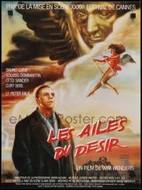 3t108 WINGS OF DESIRE French 16x21 1987 Wim Wenders German afterlife fantasy, Bruno Ganz