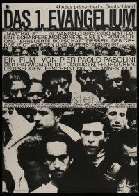 3t500 GOSPEL ACCORDING TO ST. MATTHEW German 1965 Pier Paolo Pasolini's Il Vangelo secondo Matteo!