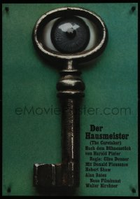 3t502 GUEST German 1967 Alan Bates, Harold Pinter, English, key with eyeball!