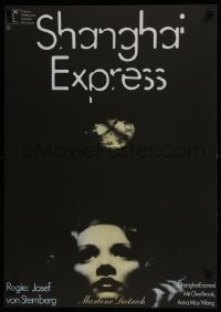 3t539 SHANGHAI EXPRESS German R1970 Josef von Sternberg, image of Marlene Dietrich and clock!