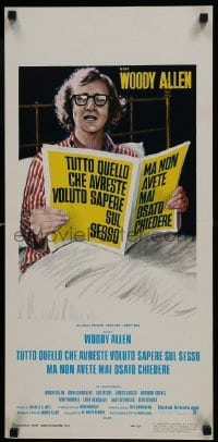 3t904 EVERYTHING YOU ALWAYS WANTED TO KNOW ABOUT SEX Italian locandina R1970s Woody Allen directed!