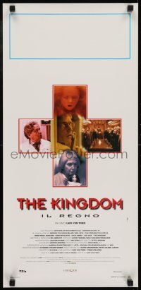 3t926 KINGDOM Italian locandina 1995 Lars von Trier Danish TV mini-series, wild creepy image!
