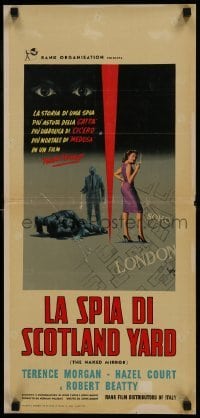 3t968 SHAKEDOWN Italian locandina 1960 Terence Morgan, sexy women are the bait for blackmail!