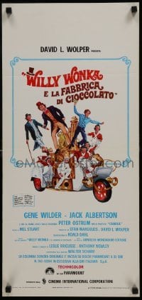 3t994 WILLY WONKA & THE CHOCOLATE FACTORY Italian locandina 1971 Gene Wilder classic!