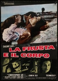 3t871 WHIP & THE BODY Italian 19x27 pbusta 1963 Mario Bava's La Frusta e il corpo!