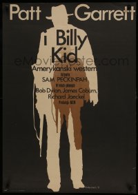 3t723 PAT GARRETT & BILLY THE KID Polish 23x32 1975 James Coburn, Kristofferson, Wasilewski art!