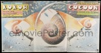 3t364 COCOON Russian 34x63 1990 Ron Howard classic, completely different alien art by Peskov!