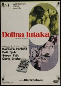 3t089 VALLEY OF THE DOLLS Yugoslavian 20x28 1967 Sharon Tate, from Jacqueline Susann's erotic novel