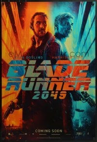 3w122 BLADE RUNNER 2049 int'l teaser DS 1sh 2017 montage image with Harrison Ford & Ryan Gosling!