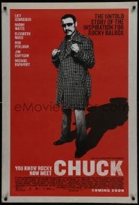 3w169 CHUCK advance DS 1sh 2017 The Bleeder, Rocky Balboa inspiration, Liev Schreiber in title role!