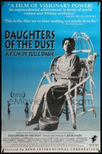 3w202 DAUGHTERS OF THE DUST 1sh 1991 Julie Dash, great image of Cora Lee Day in old chair!