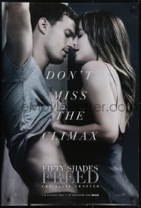 3w285 FIFTY SHADES FREED teaser DS 1sh 2018 Dakota Johnson, Jamie Dornan, don't miss the climax!