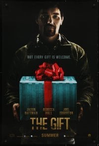3w324 GIFT teaser DS 1sh 2015 Joel Edgerton stars and directs, not every gift is welcome!