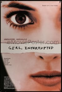 3w326 GIRL, INTERRUPTED DS 1sh 1999 Winona Ryder, Angelina Jolie, Brittany Murphy