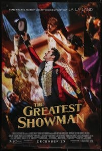 3w355 GREATEST SHOWMAN style B advance DS 1sh 2017 Hugh Jackman as P.T. Barnum, top cast!