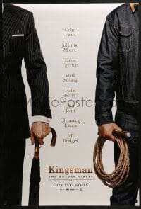 3w484 KINGSMAN: THE GOLDEN CIRCLE style A teaser DS 1sh 2017 Colin Firth, Julianne Moore, Egerton!