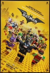 3w514 LEGO BATMAN MOVIE advance DS 1sh 2017 Arnett, always be yourself, unless you can be Batman!