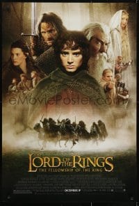 3w539 LORD OF THE RINGS: THE FELLOWSHIP OF THE RING advance 1sh 2001 Tolkien, top cast!