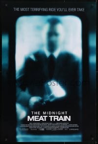 3w582 MIDNIGHT MEAT TRAIN heavy stock 1sh 2008 Bradley Cooper, most terrifying ride you'll ever take!