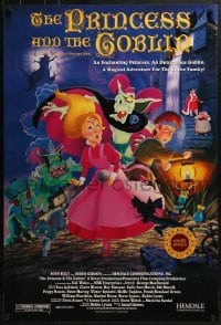 3w685 PRINCESS & THE GOBLIN 1sh 1993 fully animated feature fantasy cartoon!