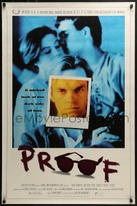 3w689 PROOF 1sh 1992 angry Hugo Weaving, romantic Russell Crowe w/Genevieve Picot!