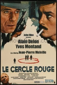 3w706 RED CIRCLE 1sh R2003 Jean-Pierre Melville's Le Cercle Rouge, Alain Delon, cool images!