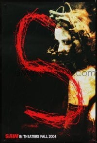 3w757 SAW group of 3 teaser 1shs 2004 Cary Elwes, Danny Glover, Monica Potter, gory images!