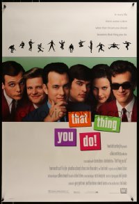 3w881 THAT THING YOU DO style A DS 1sh 1996 Tom Hanks directs & stars, Liv Tyler, Steve Zahn!