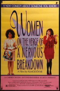 3w980 WOMEN ON THE VERGE OF A NERVOUS BREAKDOWN 1sh 1988 Mujeres al borde de un ataque de nervios