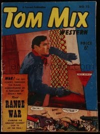 3x013 TOM MIX English comic book 1951 Range War starring the greatest cowboy ever to hit the trail!