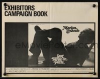 3x516 LAST TANGO IN PARIS English pressbook 1972 Marlon Brando, Maria Schneider, Bertolucci!