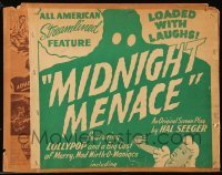 3x019 MIDNIGHT MENACE 11x11 poster on 11x14 background 1946 Lollypop & Merry, Mad Mirth-o-Maniacs!