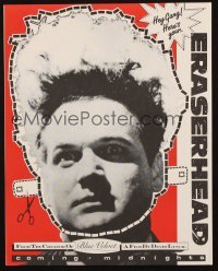 3x038 ERASERHEAD promo cut-out mask R1980s directed by David Lynch, wacky Jack Nance face mask!