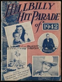 3x200 HILLBILLY HIT PARADE OF 1942 9x12 song book 1942 Bill Boyd, Jimmy Wakely & other singers!
