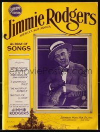 3x201 JIMMIE RODGERS 9x12 song book 1943 great music by America's Blue Yodeler!