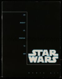 3x034 STAR WARS: THE CLONE WARS 6x9 media kit 2008 contains a CD + lots of images & information!