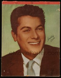 3x045 TONY CURTIS 8x10 composition pad 1949 when he was Anthony Curtis, blank pages to write on!