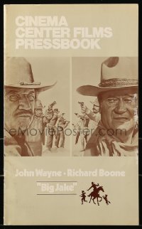 3x560 BIG JAKE pressbook 1971 great images of cowboys John Wayne & Richard Boone!