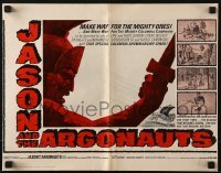 3x717 JASON & THE ARGONAUTS pressbook 1962 special fx by Ray Harryhausen, cool art of colossus!