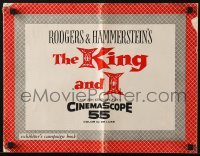 3x726 KING & I pressbook 1956 art of Deborah Kerr & Yul Brynner in Rogers & Hammerstein's musical!