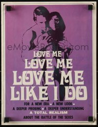 3x754 LOVE ME LOVE ME LOVE ME LIKE I DO pressbook 1970 sexy Dyanne Thorne, battle of the sexes!